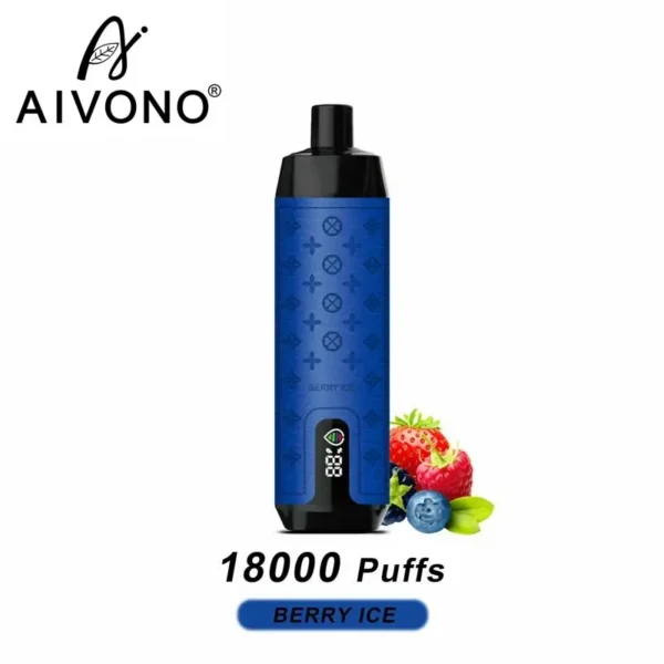 AIVONO Deluxe Bar 18000 Puffs Hookah Digital Display  0% 2% 3% 5%  Low Nicotine Bulk Buy Wholesale Easy to carry Rechargeable Disposable Vapes Pen - Image 3
