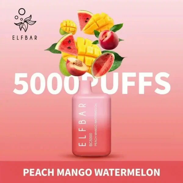 ELF BAR BC5000 5% Nicotine Portable Rechargeable Bulk Buy Disposable Vape Wholesale - Image 9