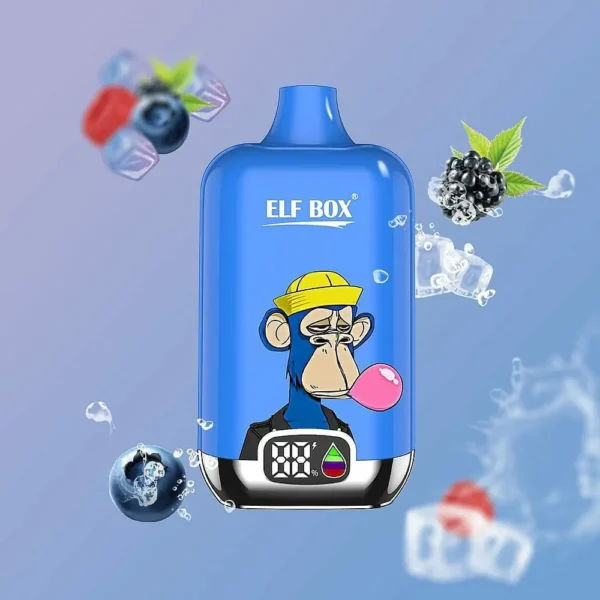 ELF box digital 12000 puffs LED display 0% 2% 3% 5% Nicotine Multiple flavors Disposable Vape Bulk Buy Wholesale - Image 5