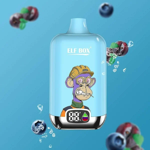 ELF box digital 12000 puffs LED display 0% 2% 3% 5% Nicotine Multiple flavors Disposable Vape Bulk Buy Wholesale - Image 4