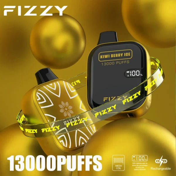 Fizzy Boom 13000 Puffs 2% 5% Low Nicotine LCD Screen Bulk Buy portable Rechargeable Disposable Vapes Pen Wholesale - European Warehouse Stock - Image 7