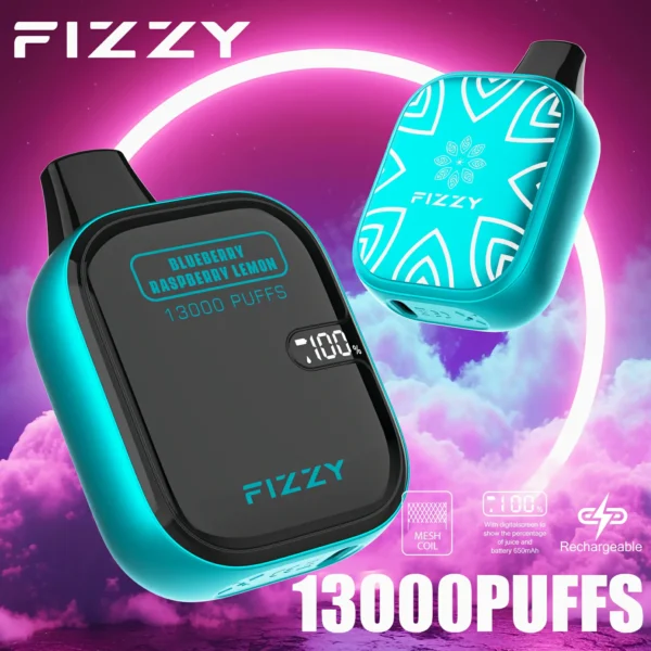 Fizzy Boom 13000 Puffs 2% 5% Low Nicotine LCD Screen Bulk Buy portable Rechargeable Disposable Vapes Pen Wholesale - European Warehouse Stock - Image 9