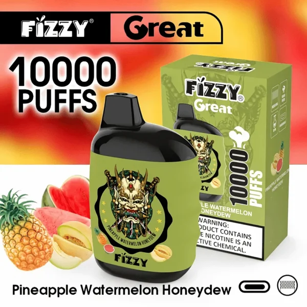 Fizzy Great 10000 Puffs 2% 5% Low Nicotine Bulk Buy Portable Design Rechargeable Disposable Vapes Pen Wholesale - European Warehouse Stock - Image 7