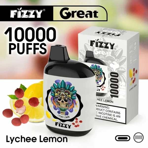 Fizzy Great 10000 Puffs 2% 5% Low Nicotine Bulk Buy Portable Design Rechargeable Disposable Vapes Pen Wholesale - European Warehouse Stock - Image 5