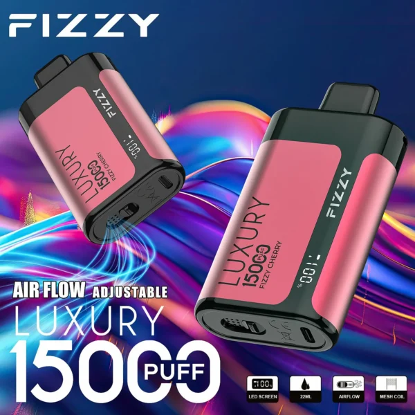 Fizzy Luxury 15000 Puffs 2% 5% Low Nicotine LCD Screen Bulk Buy Multiple flavors Rechargeable Disposable Vapes Pen Wholesale - European Warehouse Stock - Image 7