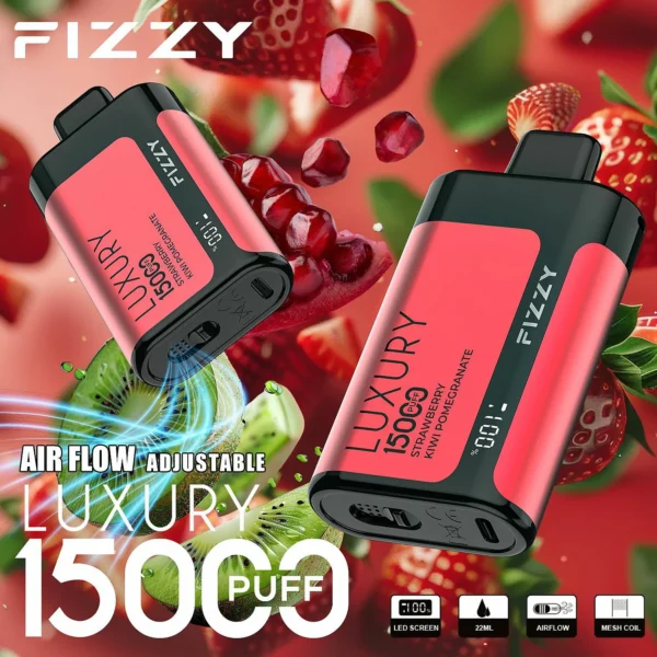 Fizzy Luxury 15000 Puffs 2% 5% Low Nicotine LCD Screen Bulk Buy Multiple flavors Rechargeable Disposable Vapes Pen Wholesale - European Warehouse Stock - Image 6