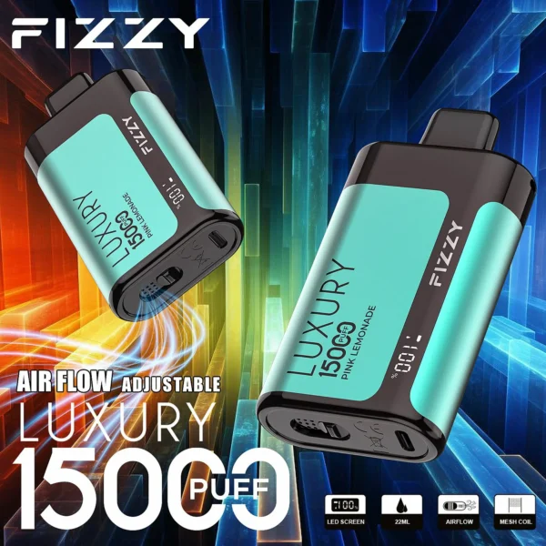 Fizzy Luxury 15000 Puffs 2% 5% Low Nicotine LCD Screen Bulk Buy Multiple flavors Rechargeable Disposable Vapes Pen Wholesale - European Warehouse Stock - Image 11