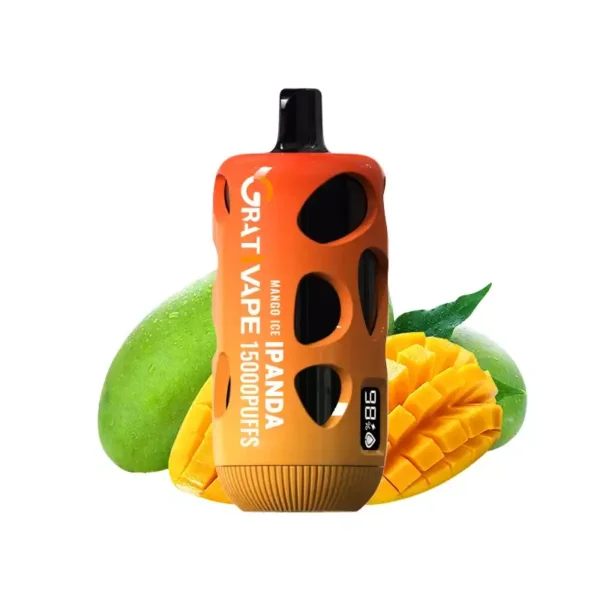 Grativape iPanda 15000 Puffs Digital Screen 15k 0% 2% 3% 5% Low Nicotine Bulk Buy Wholesale Stylish appearance Rechargeable Disposable Vapes Pen - Image 3