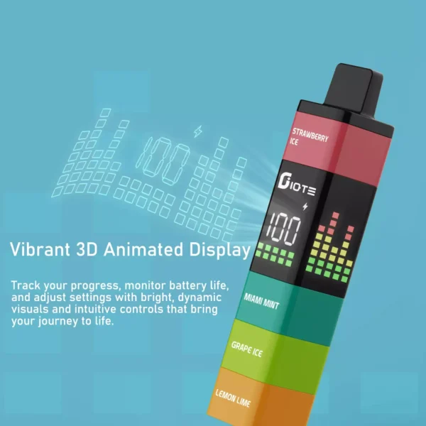 IQTE 2400 Puffs Pod System Building Blocks 3D Animation Display 2% 5% Low Nicotine Bulk Buy Wholesale Rechargeable Disposable Vapes Pen - Image 8