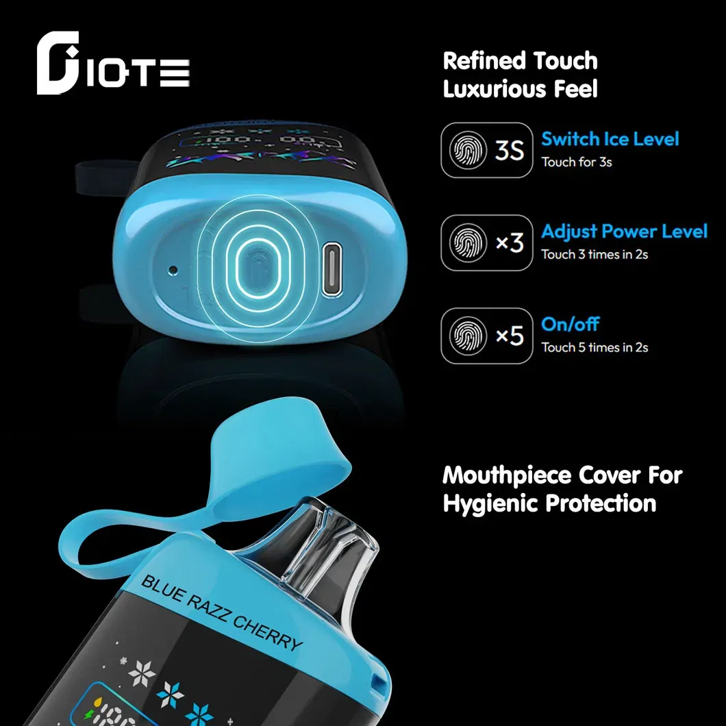IQTE 45000 Puffs Digital Screen 0% 2% 3% 5% Low Nicotine Bulk Buy Wholesale Lightweight Design Rechargeable Disposable Vapes Pen