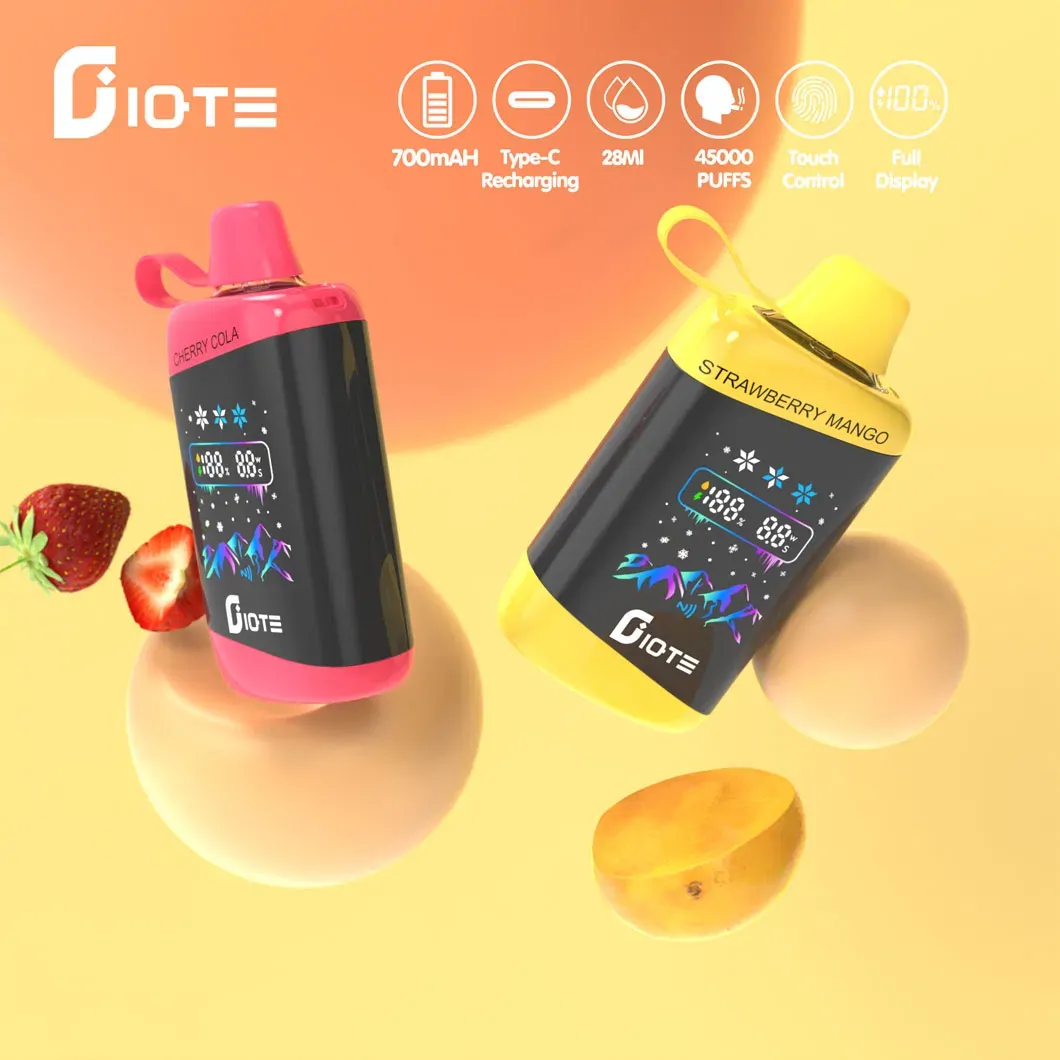 IQTE 45000 Puffs Digital Screen 0% 2% 3% 5% Low Nicotine Bulk Buy Wholesale Lightweight Design Rechargeable Disposable Vapes Pen