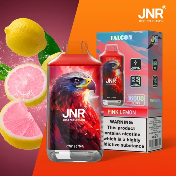 JNR Falcon 16000 Puffs Dual Mesh Crystal Craft Adjustable Airflow  2% Low Nicotine Bulk Buy Wholesale Rechargeable Disposable Vapes Pen - Image 49