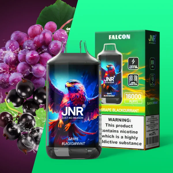 JNR Falcon 16000 Puffs Dual Mesh Crystal Craft Adjustable Airflow  2% Low Nicotine Bulk Buy Wholesale Rechargeable Disposable Vapes Pen - Image 39