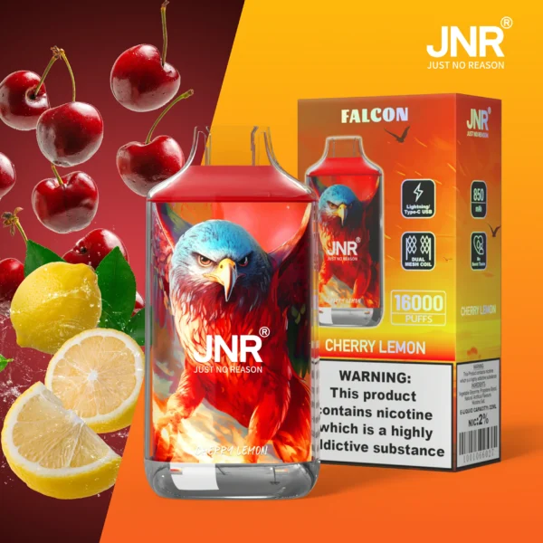JNR Falcon 16000 Puffs Dual Mesh Crystal Craft Adjustable Airflow  2% Low Nicotine Bulk Buy Wholesale Rechargeable Disposable Vapes Pen - Image 37