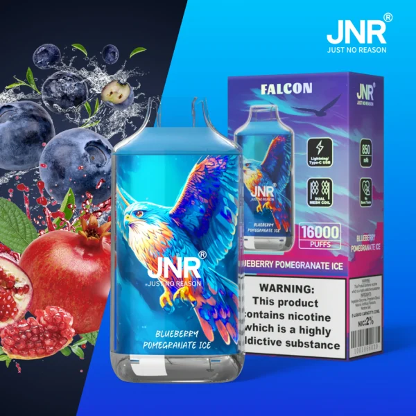 JNR Falcon 16000 Puffs Dual Mesh Crystal Craft Adjustable Airflow  2% Low Nicotine Bulk Buy Wholesale Rechargeable Disposable Vapes Pen - Image 33