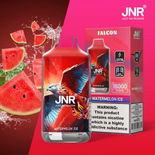 JNR Falcon 16000 Puffs Dual Mesh Crystal Craft Adjustable Airflow  2% Low Nicotine Bulk Buy Wholesale Rechargeable Disposable Vapes Pen - Image 58
