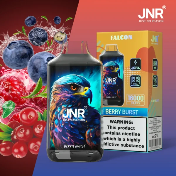JNR Falcon 16000 Puffs Dual Mesh Crystal Craft Adjustable Airflow  2% Low Nicotine Bulk Buy Wholesale Rechargeable Disposable Vapes Pen - Image 29