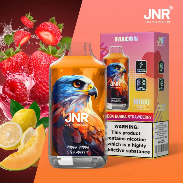 JNR Falcon 16000 Puffs Dual Mesh Crystal Craft Adjustable Airflow  2% Low Nicotine Bulk Buy Wholesale Rechargeable Disposable Vapes Pen - Image 28