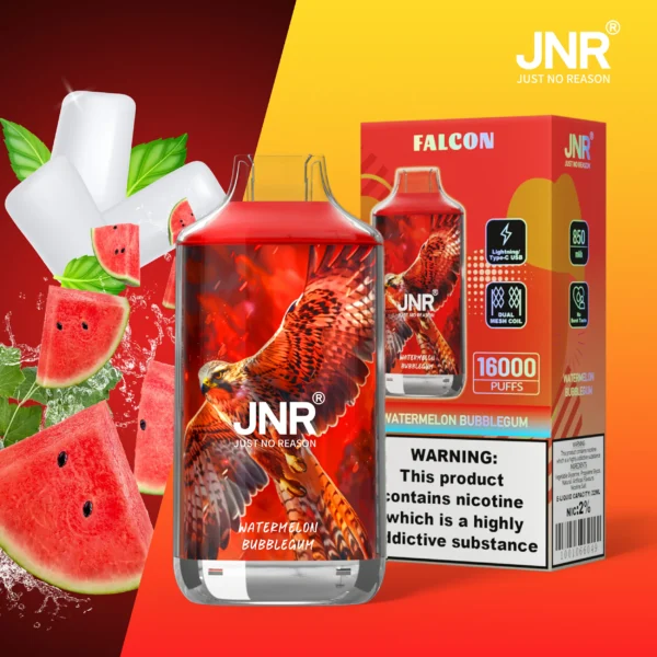 JNR Falcon 16000 Puffs Dual Mesh Crystal Craft Adjustable Airflow  2% Low Nicotine Bulk Buy Wholesale Rechargeable Disposable Vapes Pen - Image 57