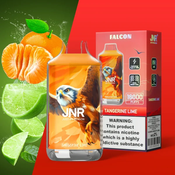 JNR Falcon 16000 Puffs Dual Mesh Crystal Craft Adjustable Airflow  2% Low Nicotine Bulk Buy Wholesale Rechargeable Disposable Vapes Pen - Image 56