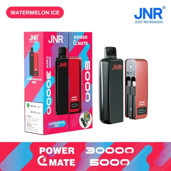 JNR Power Mate 30000 Puffs Dual Mesh Smart Display  0% 2% 5% Low Nicotine Bulk Buy Wholesale Portable Rechargeable Disposable Vapes Pen - Image 10
