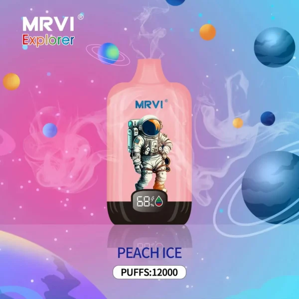 MRVI Explorer 12000 Puffs Digital Screen 2% 3% 5% Low Nicotine Bulk Buy Wholesale Lightweight Design Rechargeable Disposable Vapes Pen - Image 9