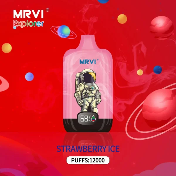 MRVI Explorer 12000 Puffs Digital Screen 2% 3% 5% Low Nicotine Bulk Buy Wholesale Lightweight Design Rechargeable Disposable Vapes Pen - Image 8
