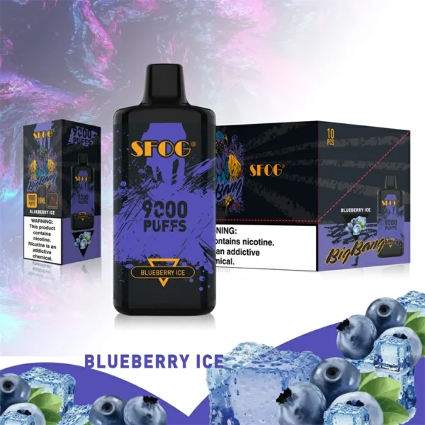 SFOG BIG BANG 9000 Puffs Adjustable Airflow 0% 2% 3% 5% Nicotine Rechargeable Bulk Buy Disposable Vape Wholesale - Image 6