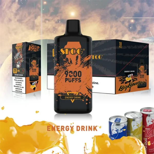 SFOG BIG BANG 9000 Puffs Adjustable Airflow 0% 2% 3% 5% Nicotine Rechargeable Bulk Buy Disposable Vape Wholesale - Image 12