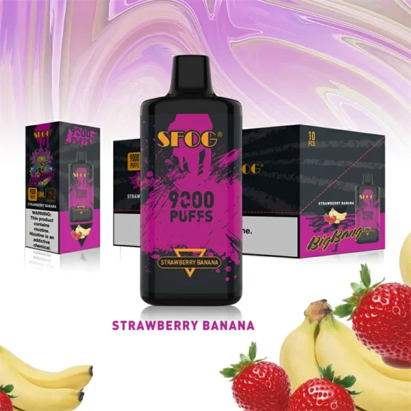SFOG BIG BANG 9000 Puffs Adjustable Airflow 0% 2% 3% 5% Nicotine Rechargeable Bulk Buy Disposable Vape Wholesale - Image 4