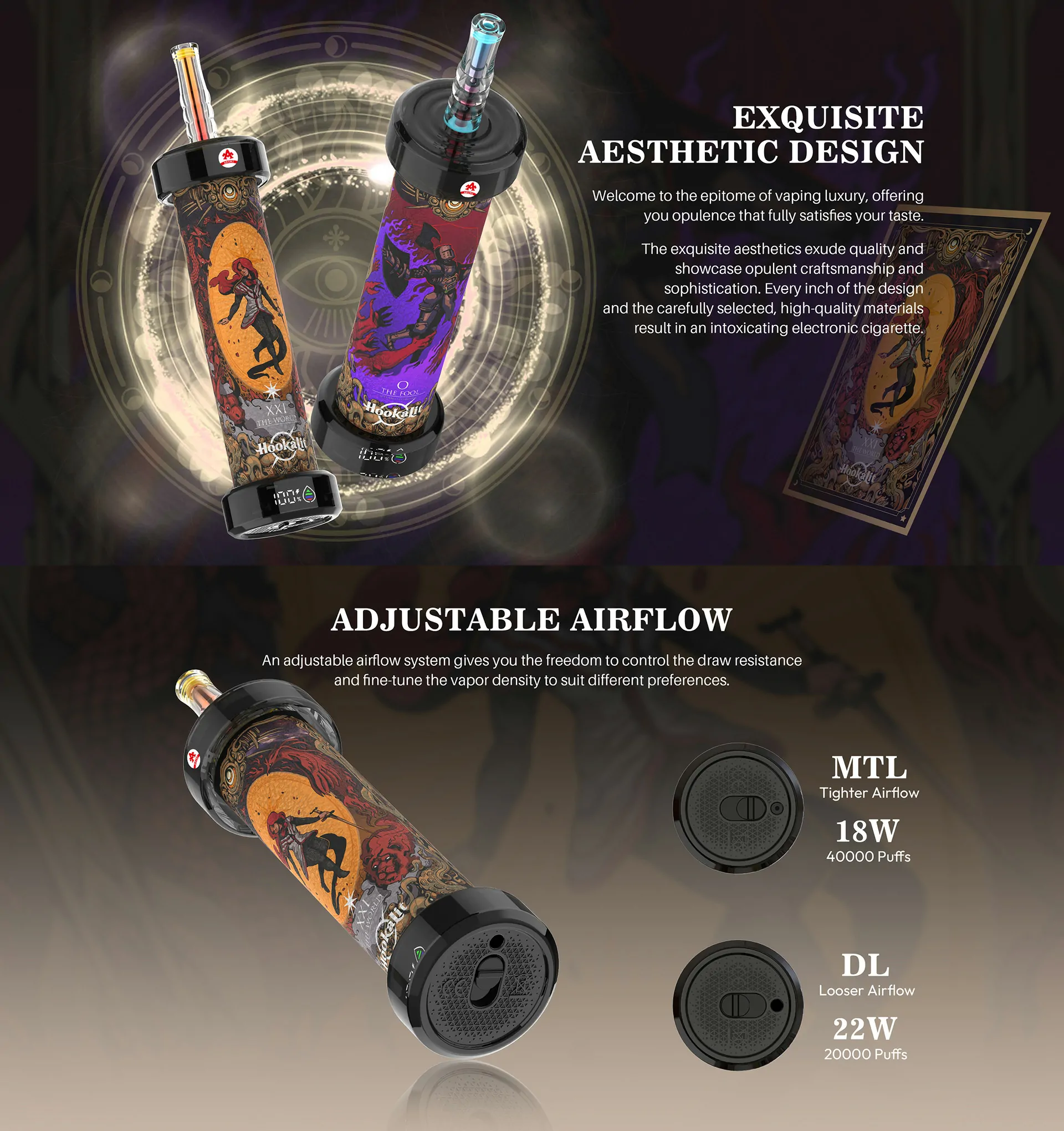 VASY ARYMI Hookalit 40000 Puffs Dual Mesh Digital Screen Adjustable Airflow 0.35% Low Nicotine Bulk Buy Wholesale Rechargeable Disposable Vapes Pen