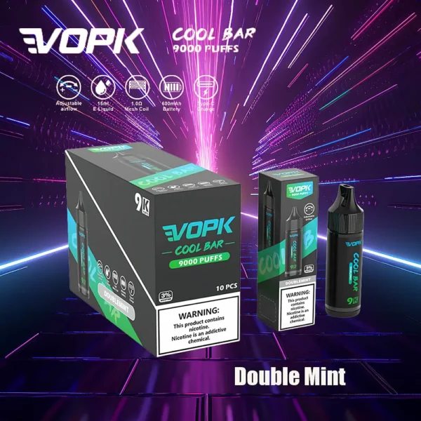 VOPK COOL BAR 9000 PUFFS Multiple flavors 0% 2% 3% 5% Nicotine Disposable Vape Wholesale - Image 7