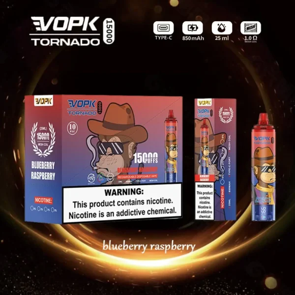 VOPK TORNADO 15000 Puffs Dual Display 0% 2% 3% 5% Nicotine Bulk Buy Disposable Vape Wholesale - Image 9