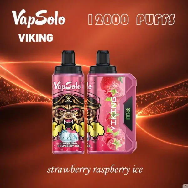 VapSolo Viking 12000 Puffs LCD display 2% 5% Low Nicotine Bulk Buy Rechargeable Disposable Vapes Pen Wholesale - Image 8