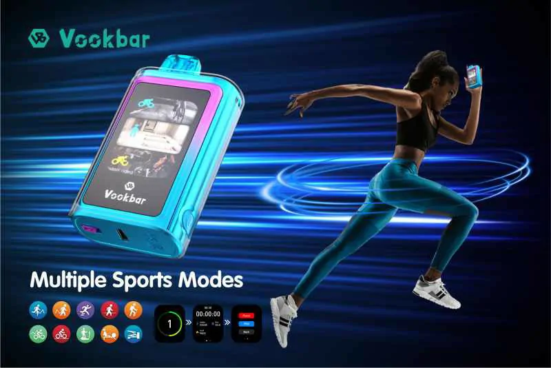 Vookbar Cyber Pro 30000 Puffs Dual Mesh 2.1-inch Touch Screen Adjustable Airflow 0% 2% 3% 5% Low Nicotine Bulk Buy Wholesale Rechargeable Disposable Vapes Pen