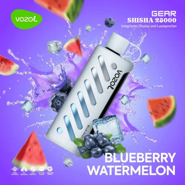 Vozol Gear Shisha 25000 Puffs Dual Mesh Dual Mode 2.1 Inch Screen 25K 5% Low Nicotine Bulk Buy Wholesale Rechargeable Disposable Vapes Pen - Image 19
