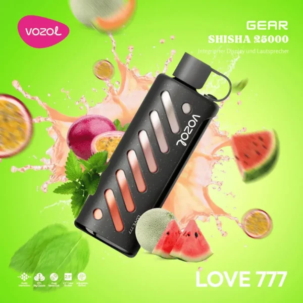 Vozol Gear Shisha 25000 Puffs Dual Mesh Dual Mode 2.1 Inch Screen 25K 5% Low Nicotine Bulk Buy Wholesale Rechargeable Disposable Vapes Pen - Image 4