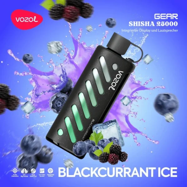 Vozol Gear Shisha 25000 Puffs Dual Mesh Dual Mode 2.1 Inch Screen 25K 5% Low Nicotine Bulk Buy Wholesale Rechargeable Disposable Vapes Pen - Image 18