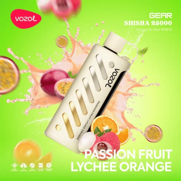 Vozol Gear Shisha 25000 Puffs Dual Mesh Dual Mode 2.1 Inch Screen 25K 5% Low Nicotine Bulk Buy Wholesale Rechargeable Disposable Vapes Pen - Image 16