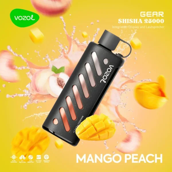Vozol Gear Shisha 25000 Puffs Dual Mesh Dual Mode 2.1 Inch Screen 25K 5% Low Nicotine Bulk Buy Wholesale Rechargeable Disposable Vapes Pen - Image 15