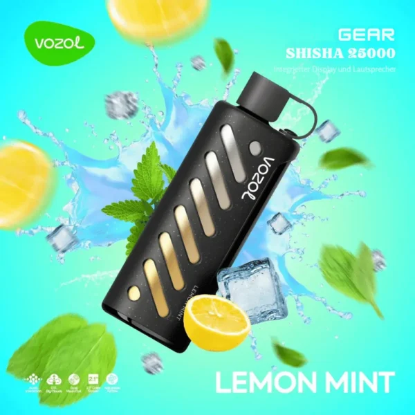 Vozol Gear Shisha 25000 Puffs Dual Mesh Dual Mode 2.1 Inch Screen 25K 5% Low Nicotine Bulk Buy Wholesale Rechargeable Disposable Vapes Pen - Image 13