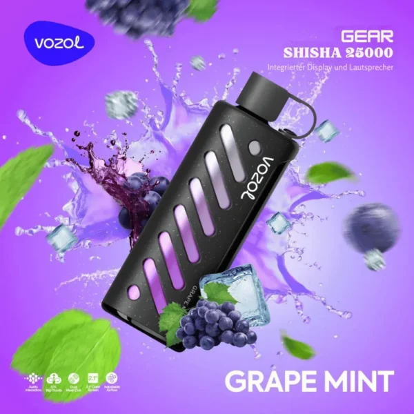Vozol Gear Shisha 25000 Puffs Dual Mesh Dual Mode 2.1 Inch Screen 25K 5% Low Nicotine Bulk Buy Wholesale Rechargeable Disposable Vapes Pen - Image 11