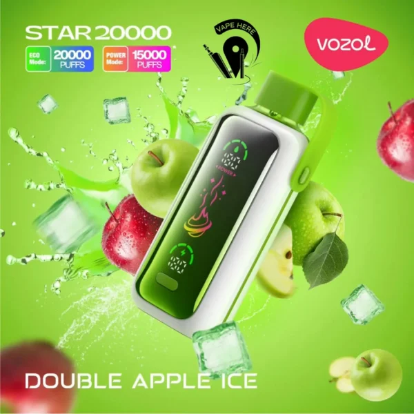 Vozol Star 20000 Puffs Dual Mesh Dual Mode Mirror Screen 5% Low Nicotine Bulk Buy Wholesale Rechargeable Disposable Vapes Pen - Image 7