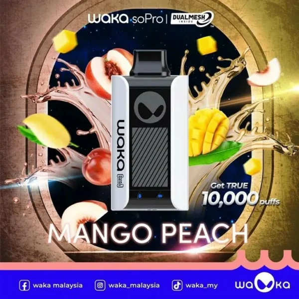 WAKA soPro PA10000 Dual Mesh 18mg/ml Nicotine Disposable Vape - 10000 Puffs Bulk Buy Wholesale - Image 2