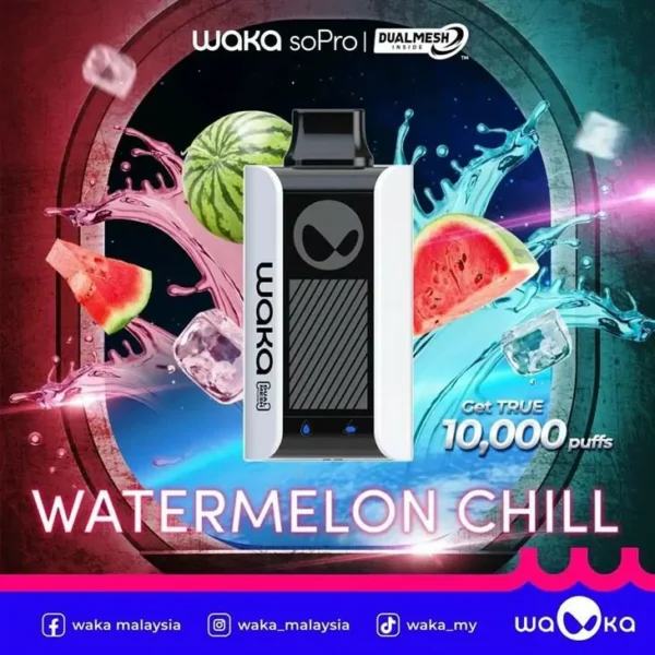 WAKA soPro PA10000 Dual Mesh 18mg/ml Nicotine Disposable Vape - 10000 Puffs Bulk Buy Wholesale - Image 5