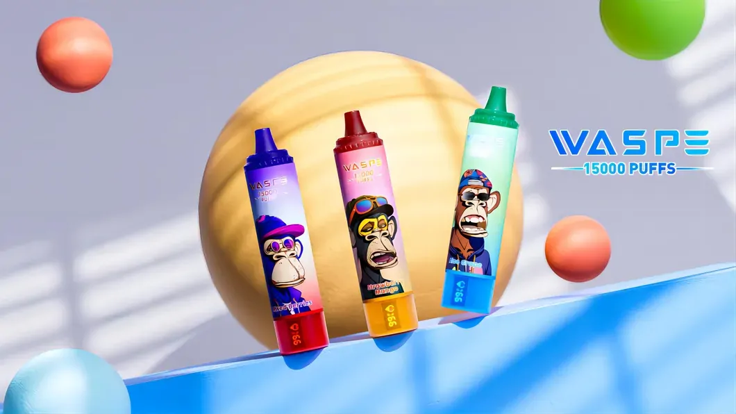 WASPE 15000 PUFFS LCD display 0% 2% 3% 5% Nicotine Disposable Vape Bulk Buy Wholesale